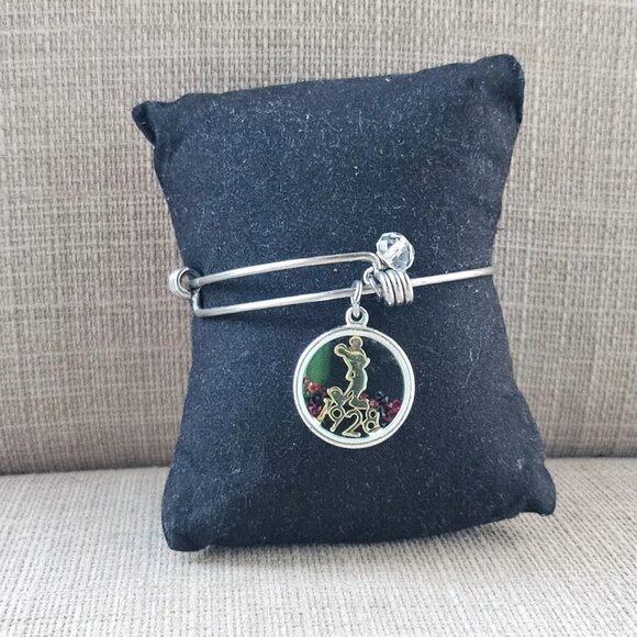 Disney Bracelet 1928 Silver Tone Wrist Band Fashion Jewelry Size Adjustable - Picture 11 of 11